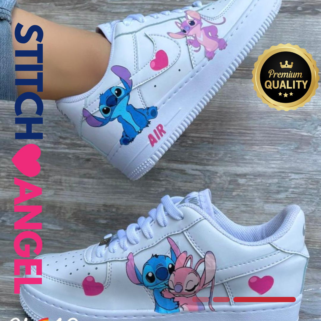 👟✨ Air Force Infantil Stitch y Angel✨👟