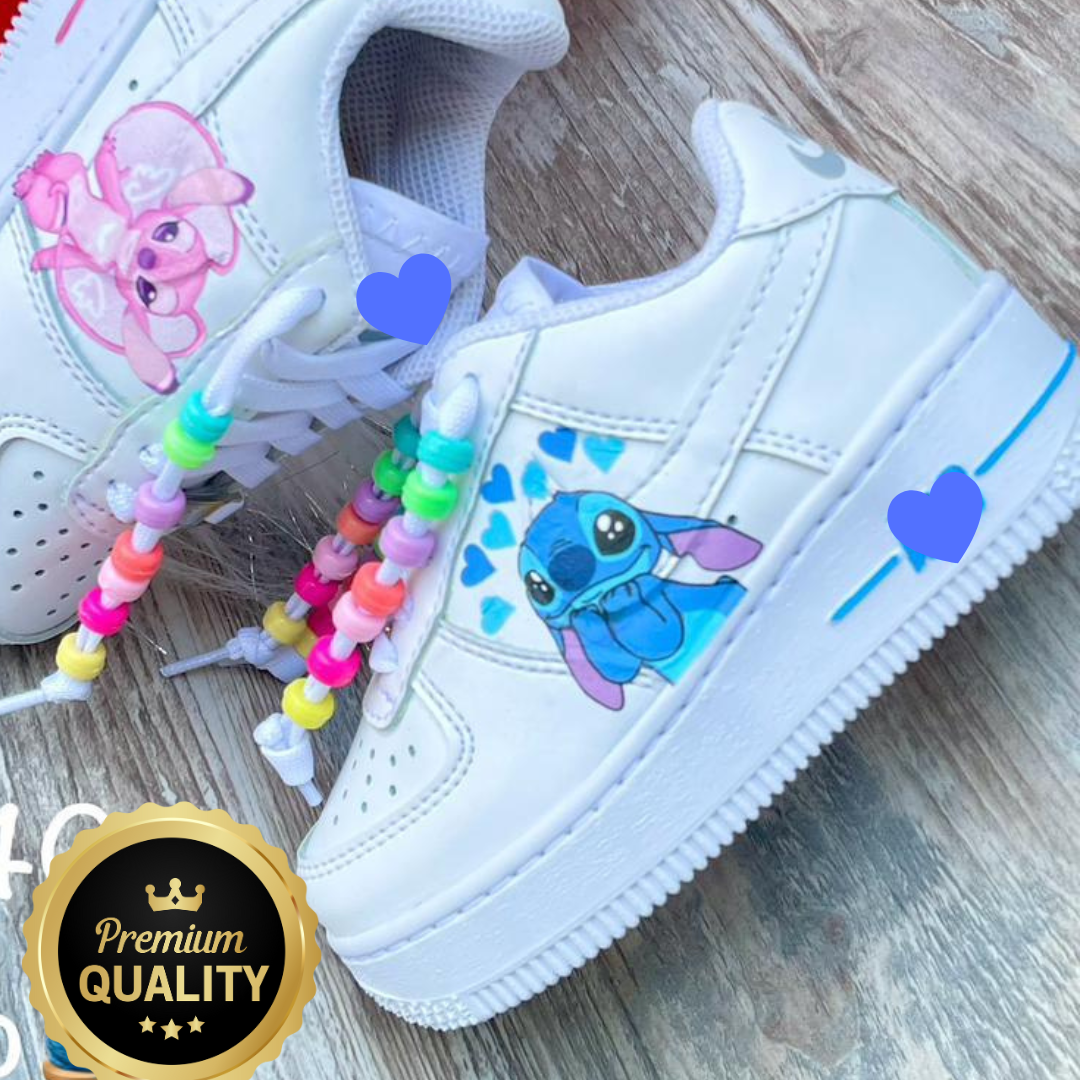 👟✨ Air Force Infantil Stitch y Angel 2✨👟