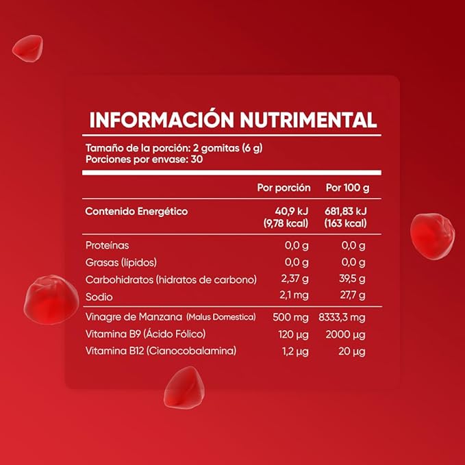 🍎✨ GOLI - Gomitas de Vinagre de Manzana ✨🍎