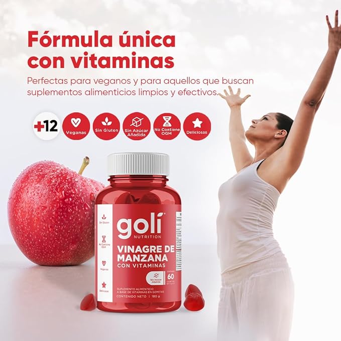 🍎✨ GOLI - Gomitas de Vinagre de Manzana ✨🍎