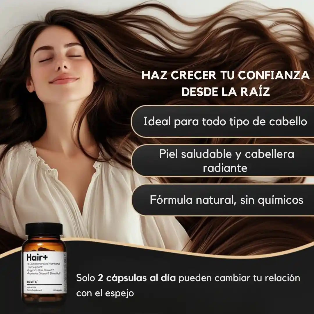Hair+ 👩🦰Di adiós a la caída del cabello.