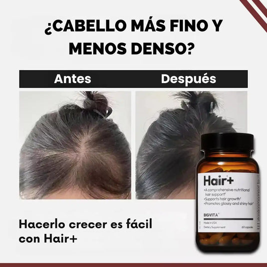 Hair+ 👩‍🦰Di adiós a la caída del cabello.