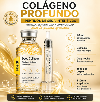 Péptidos profundos de colágeno y seda