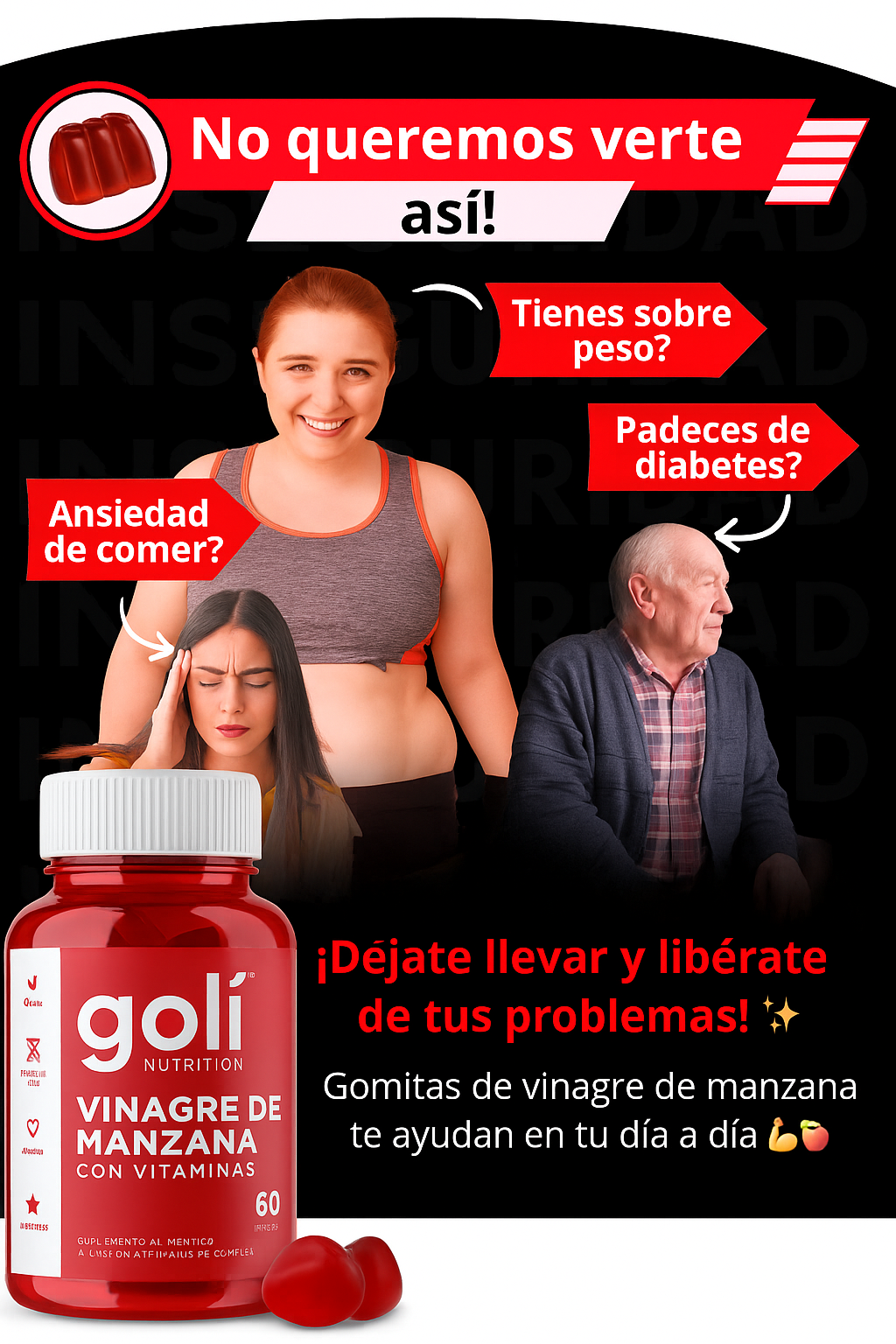🍎✨ GOLI - Gomitas de Vinagre de Manzana ✨🍎