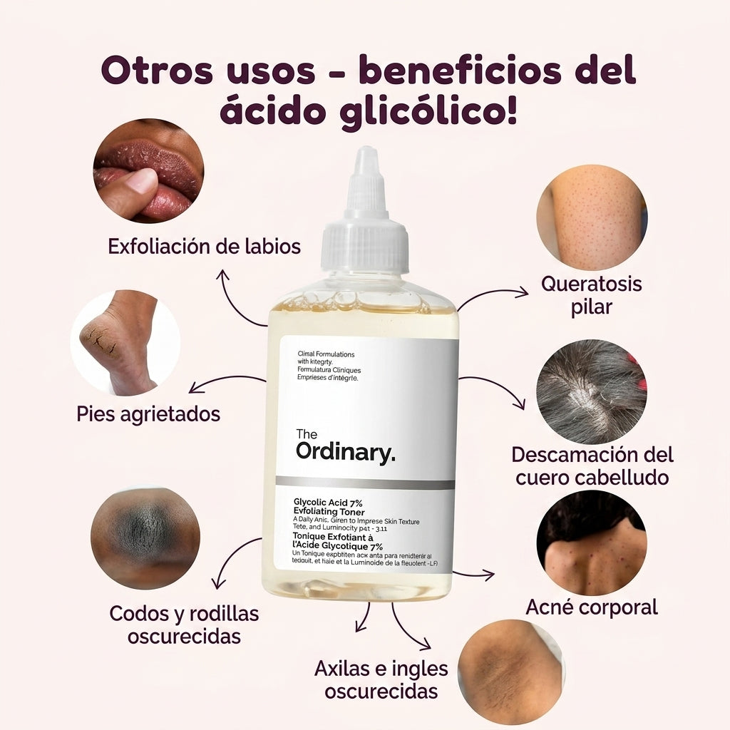 The Ordinary - Ácido Glicólico al 7%