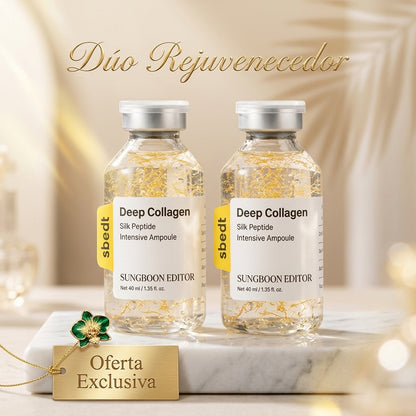 Péptidos profundos de colágeno y seda