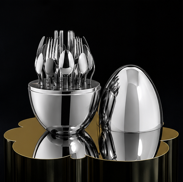 Luxury Egg - Juego De Cubiertos 24 Piezas