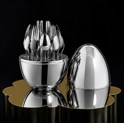 Luxury Egg - Juego De Cubiertos 24 Piezas